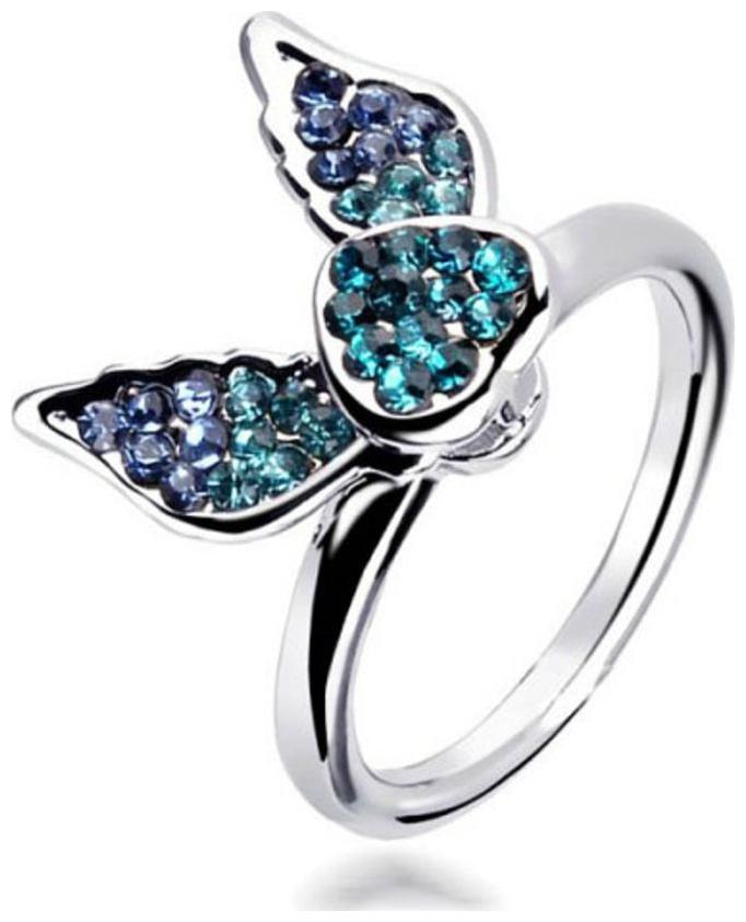 

Womens Ring Engle Feather Diamond Ring for Girls Womens (J057) by The Fashion for Sure