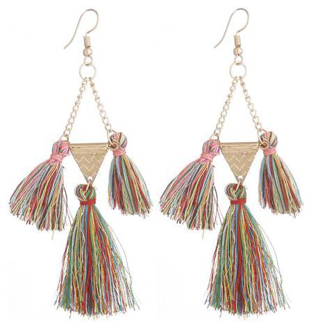 

Enso Mullti Tasselled Dangle Earring