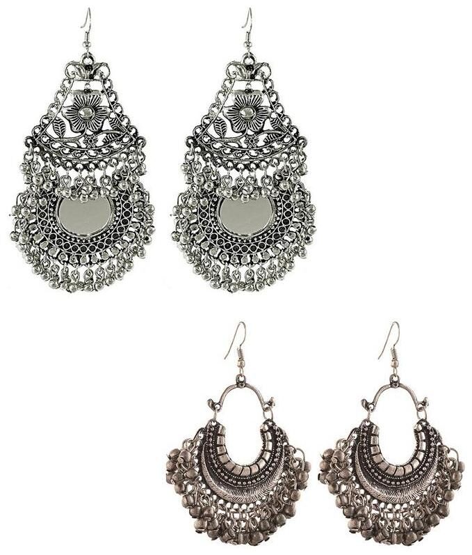 

WUJO Chandbaali Earrings For Women