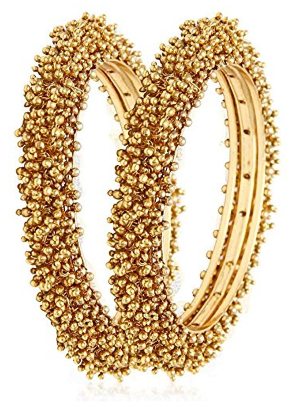 

Youbella Antique Gold Plated Bangle Jewellery For Girls And Women