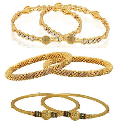 

YouBella Fashion Jewellery Stylish Bangles Combo for Girls and Women