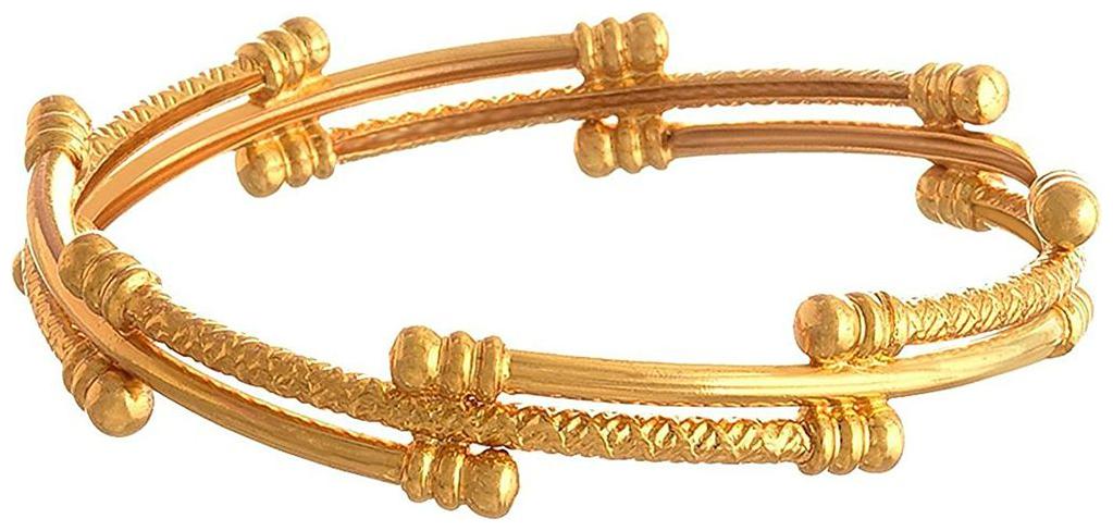 

YouBella Fashion Jewellery Traditional Gold Plated Bracelet Bangle For Girls and Women (2 6)