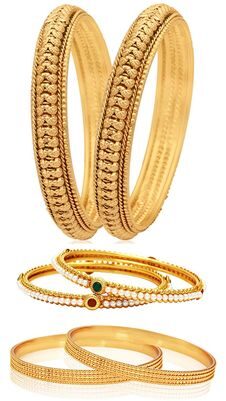 

YouBella Fashion Jewellery Stylish Bangles Combo for Girls and Women