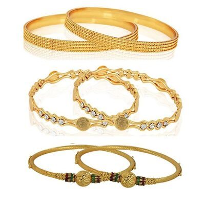 

YouBella Fashion Jewellery Stylish Bangles Combo for Girls and Women
