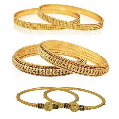 

YouBella Fashion Jewellery Stylish Bangles Combo for Girls and Women