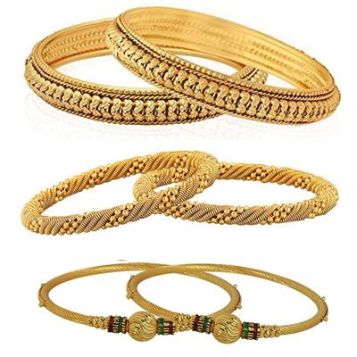 

YouBella Fashion Jewellery Stylish Bangles Combo for Girls and Women