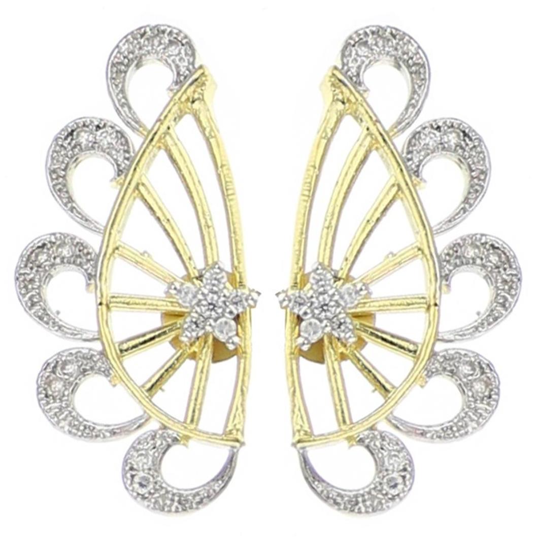 

YouBella Gold Plated American Diamond Earcuff