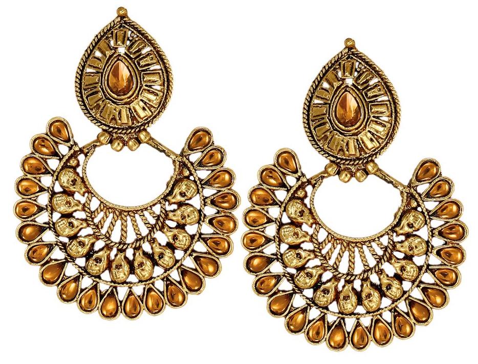 

Zaveri Pearls Ethnic Dangle Earring - ZPFK6076