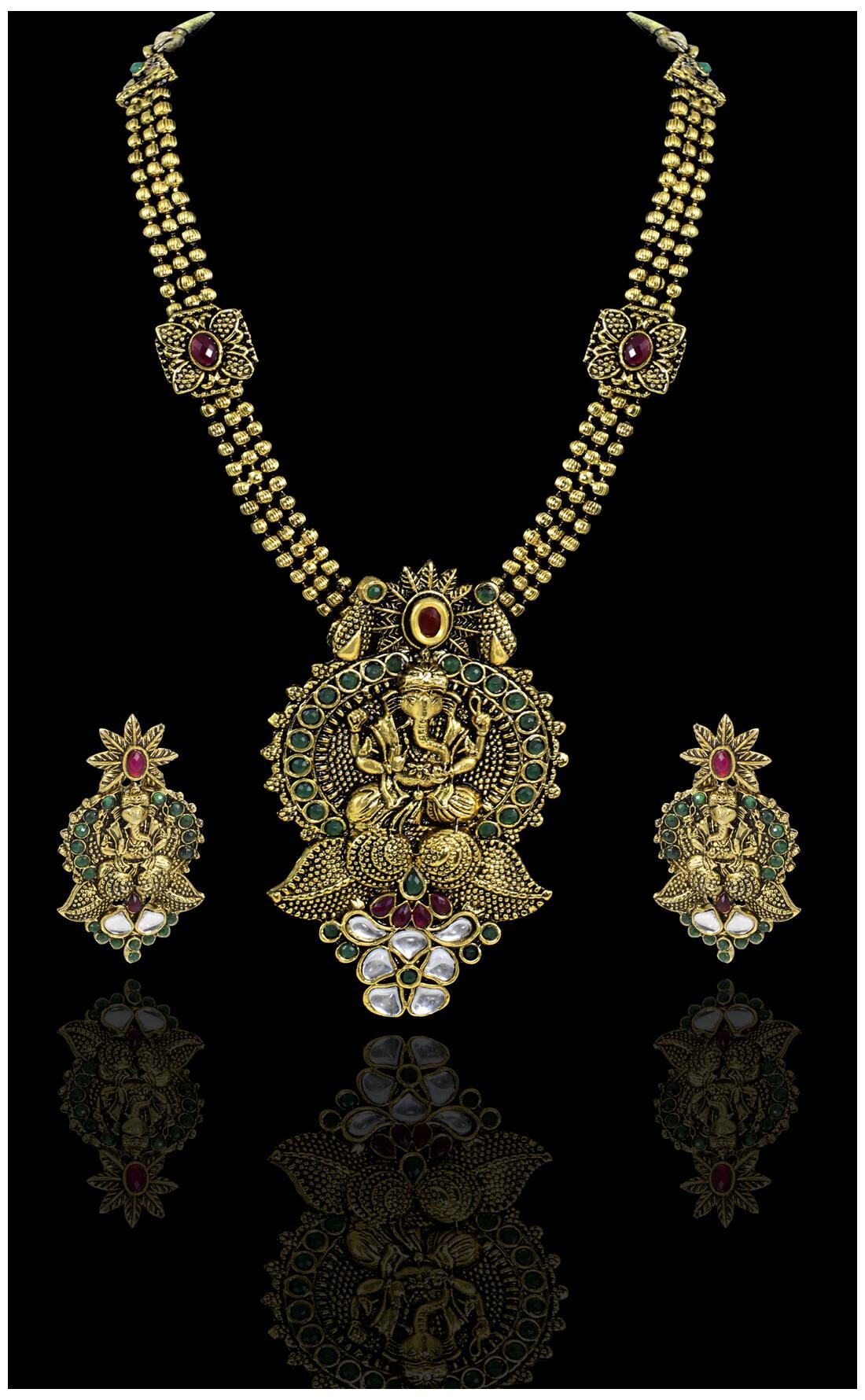

Zaveri Pearls Multi Necklace Set