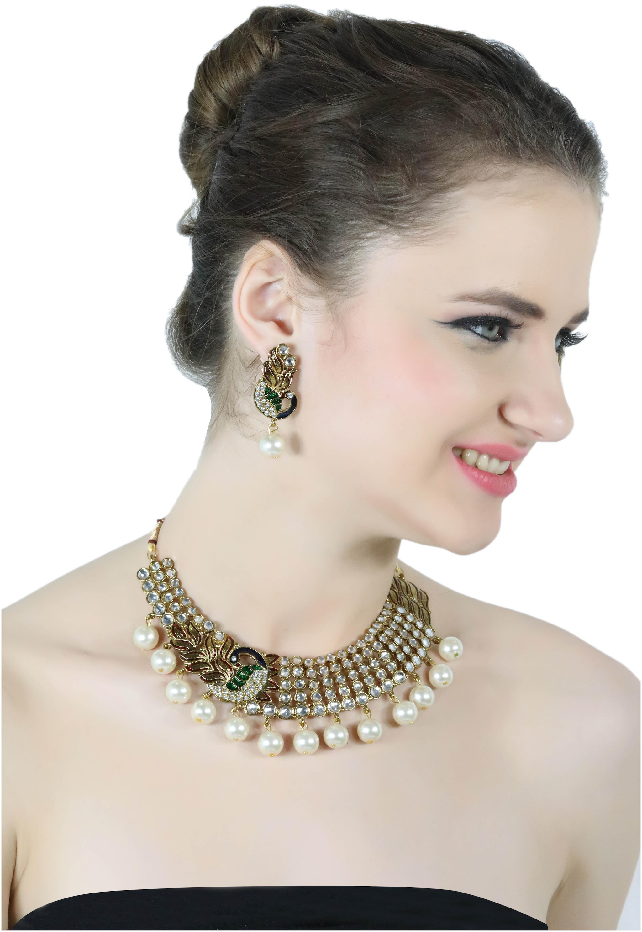 

Zaveri Pearls Multi Necklace Set