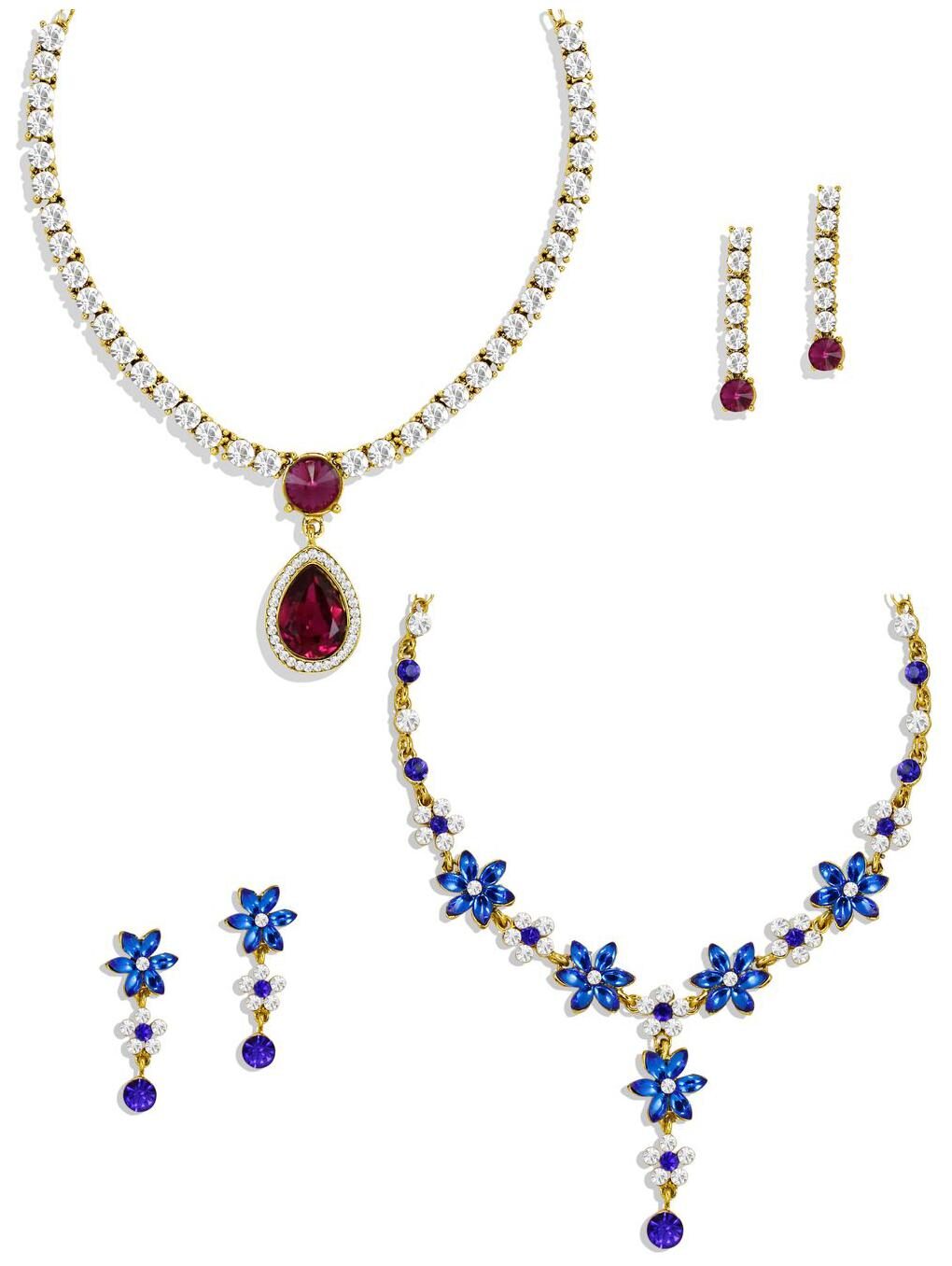 

Zaveri Pearls Set of 2 Combo Necklace Set - ZPFK6290