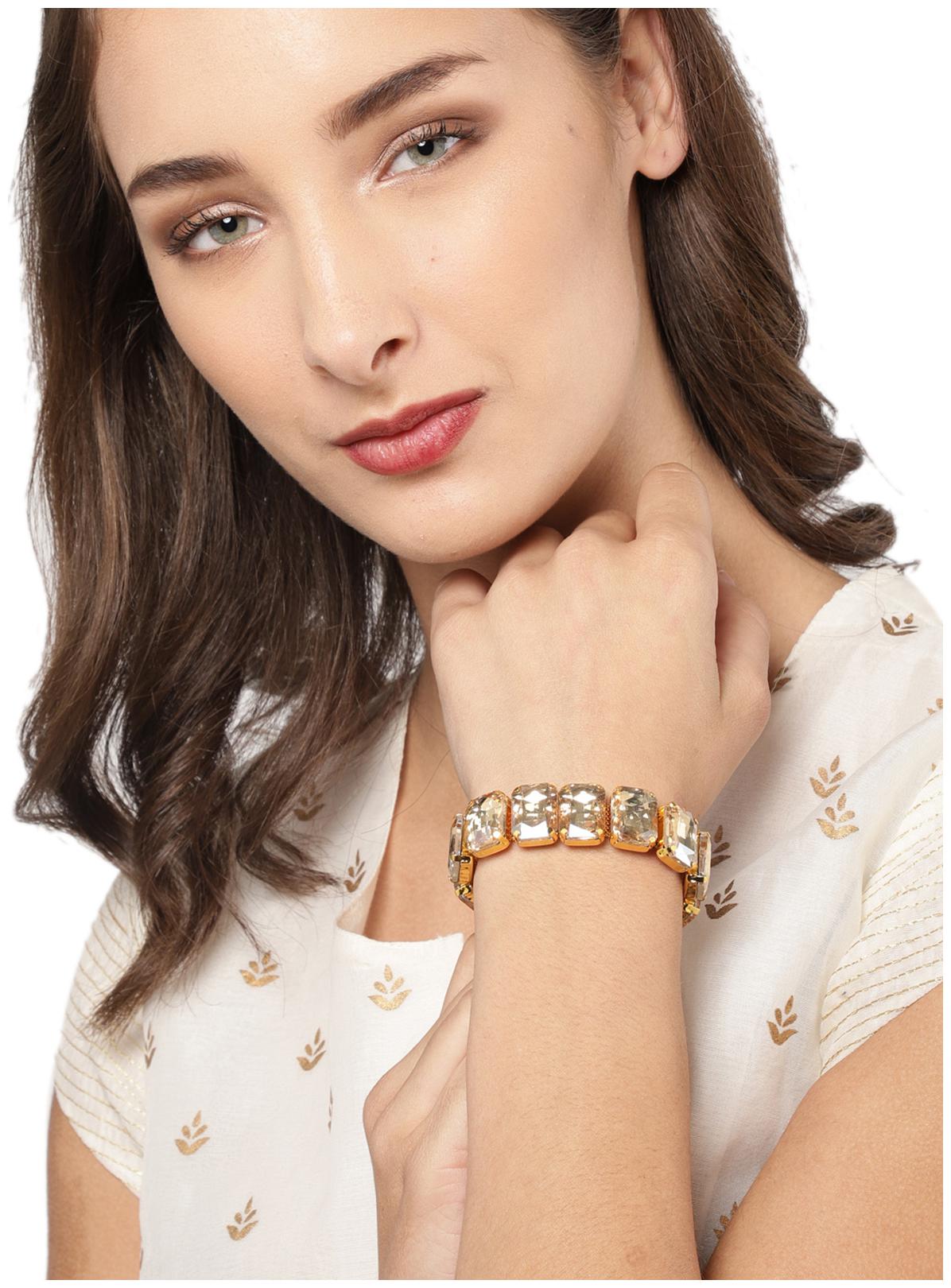 

Zaveri Pearls Contemporary Style Adjustable Bracelet-ZPFK8423