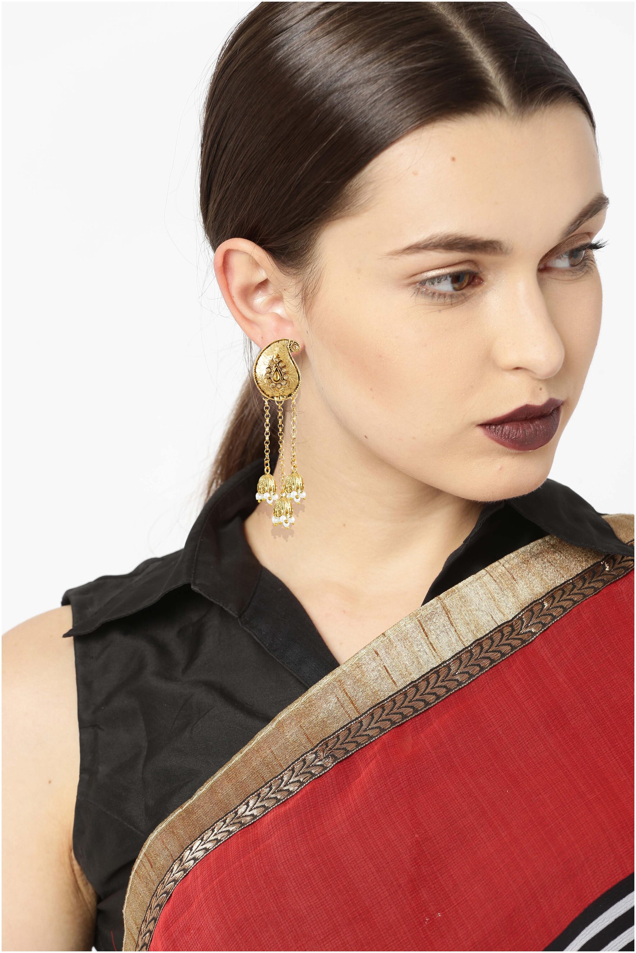 

Zaveri Pearls Beautiful Trendy Beaded Jhumki Drop Earring-ZPFK6328