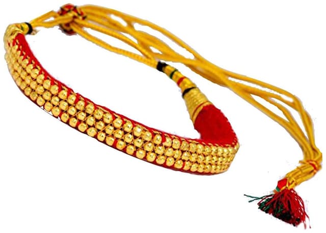 Zcarina Multi-strand Chokar Rajputi Necklace for Women