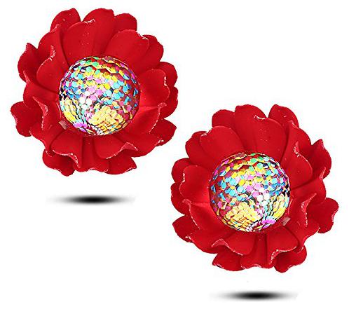 

Zeneme Designer Collection Floral Earrings For Girls Women