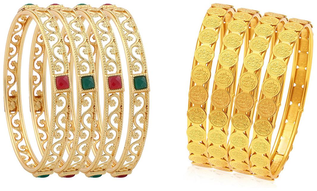 

Zeneme Designer Bangles Pack Of 8 For Women Girls