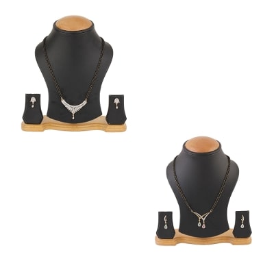 

Zeneme Fascinating combo of 2 Mangalsutra set