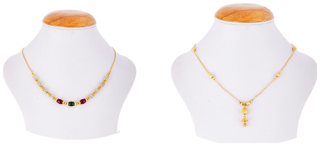 

Zeneme Mangalsutra Earring Set For Women