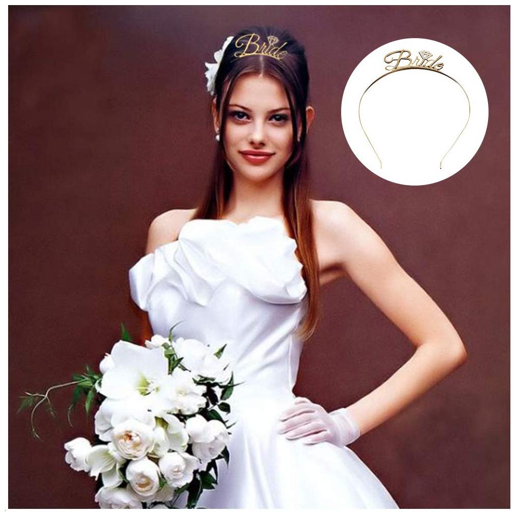 Bride Bridesmaid Tiara Crown Bride To Be Headband Girls Night Party Decoration