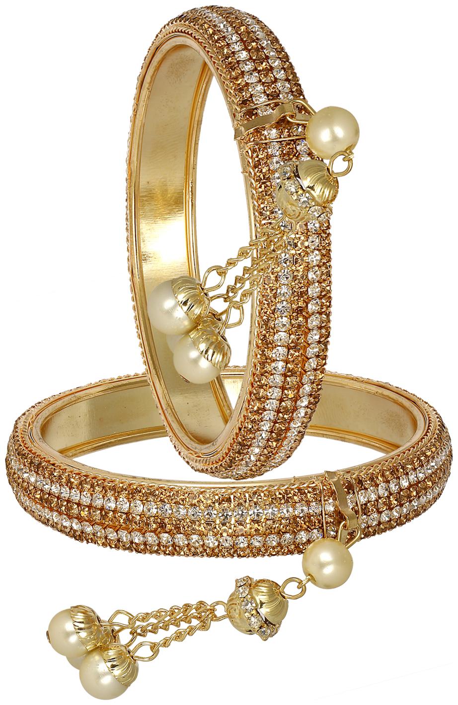 

ZIVOM Brown Golden Bangle For Women