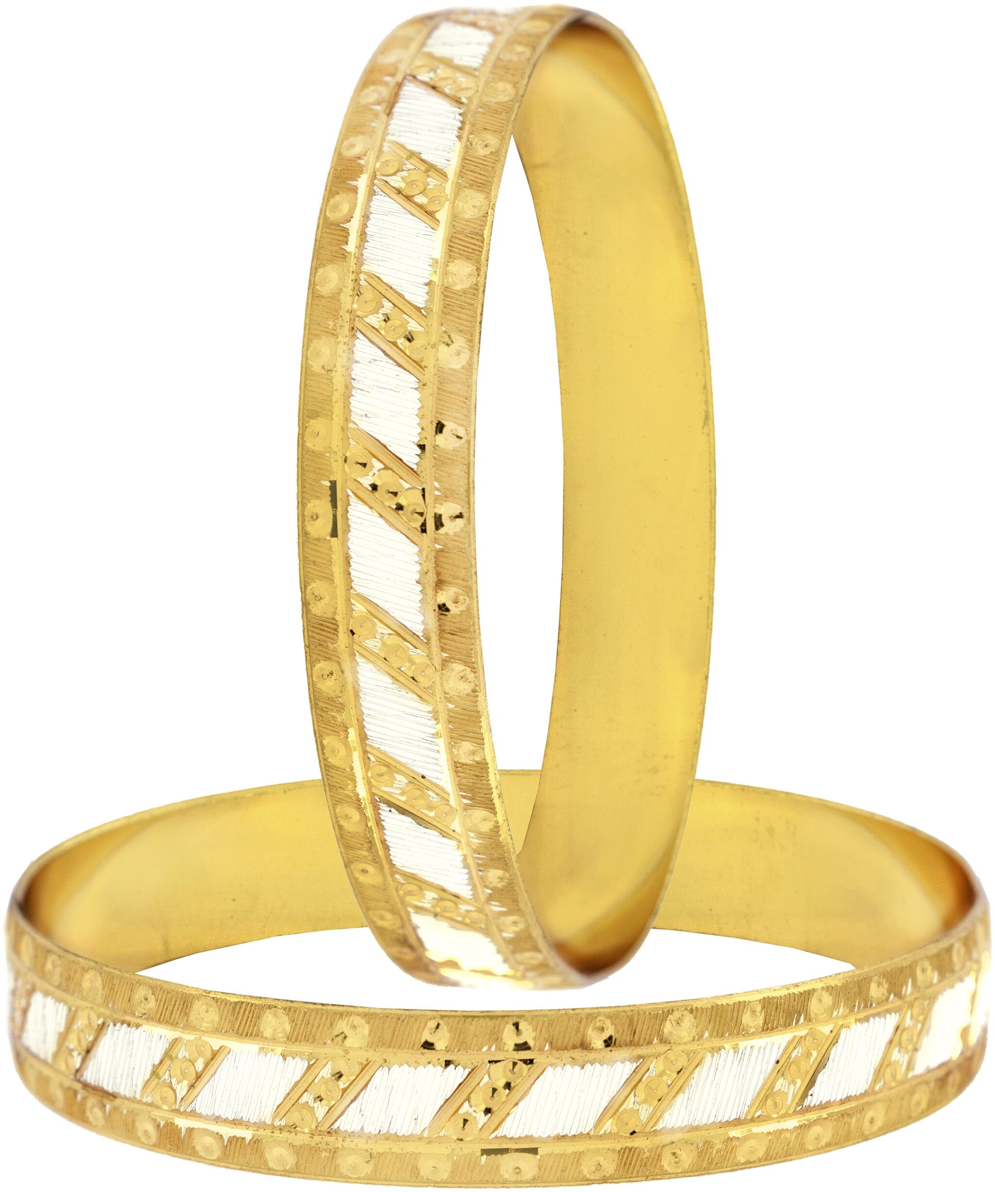 

ZIVOM Golden Silver Bangle For Women