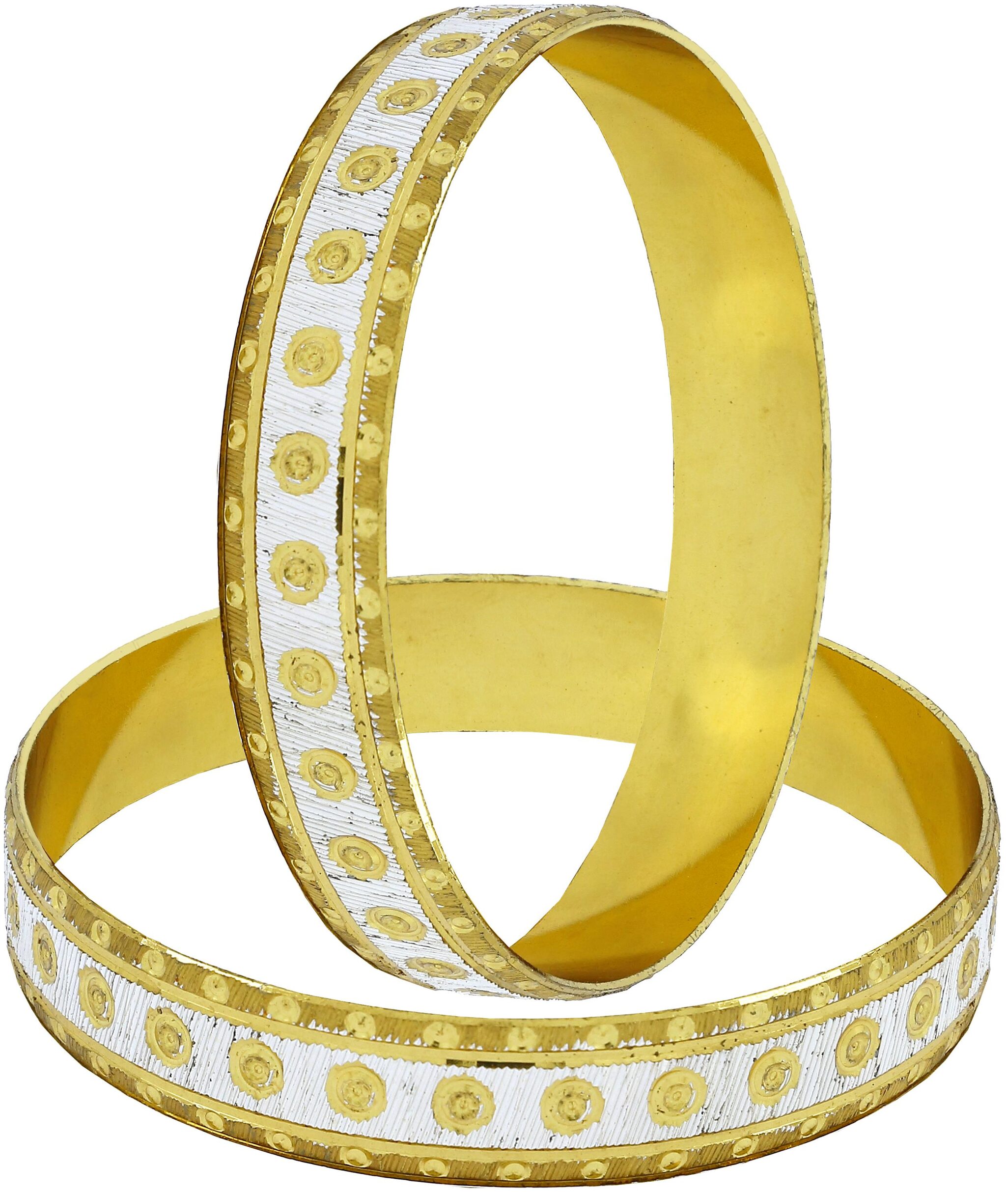 

ZIVOM Golden Silver Bangle For Women