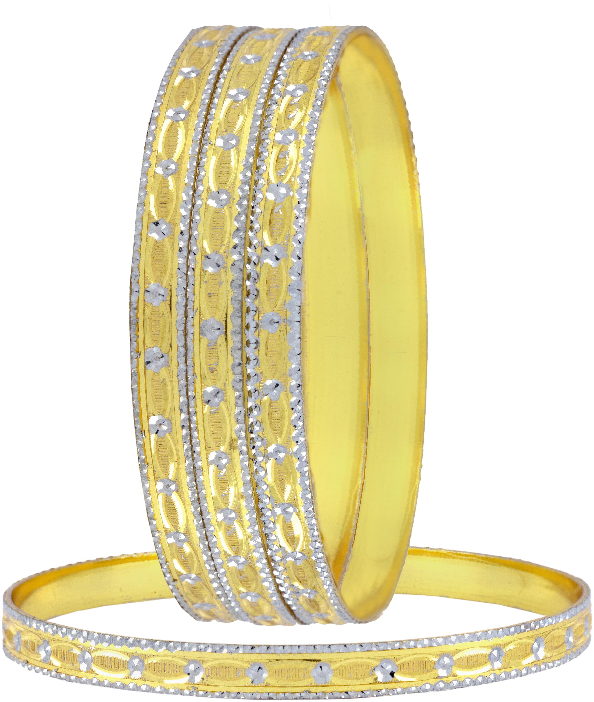 

ZIVOM Golden Silver Bangle For Women