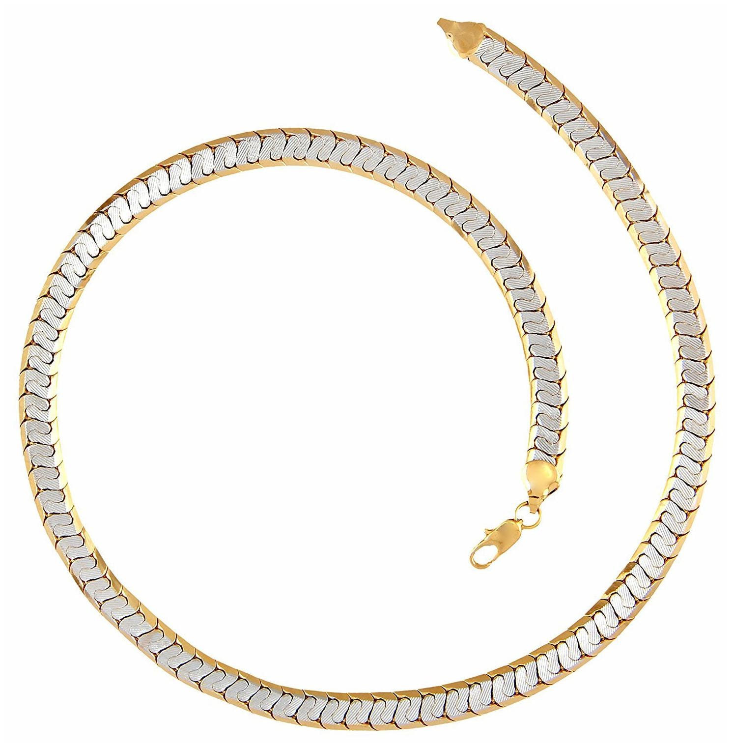 

ZIVOM Silver Gold Chain For Men