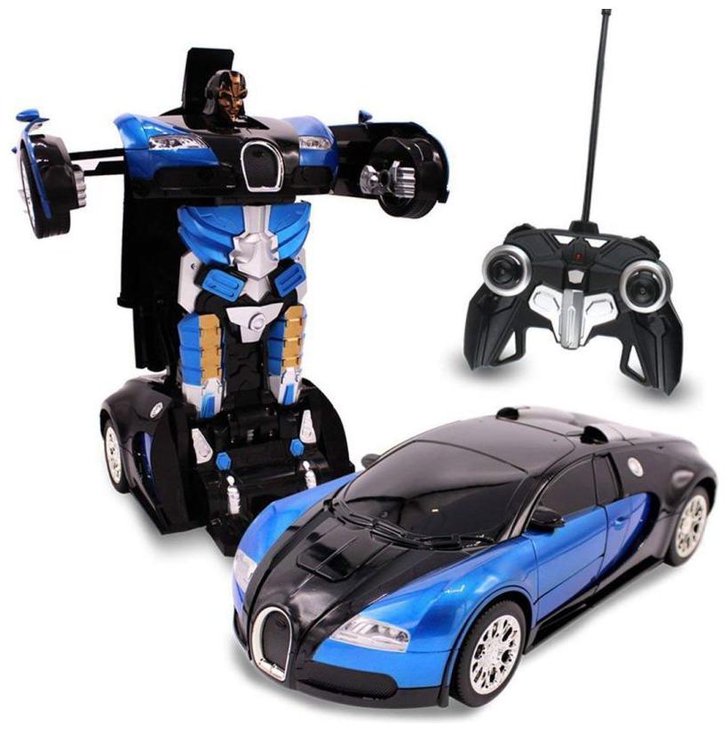 

1 14 Scale Remote Controlled One Button Car Style Transformer - Multi Color