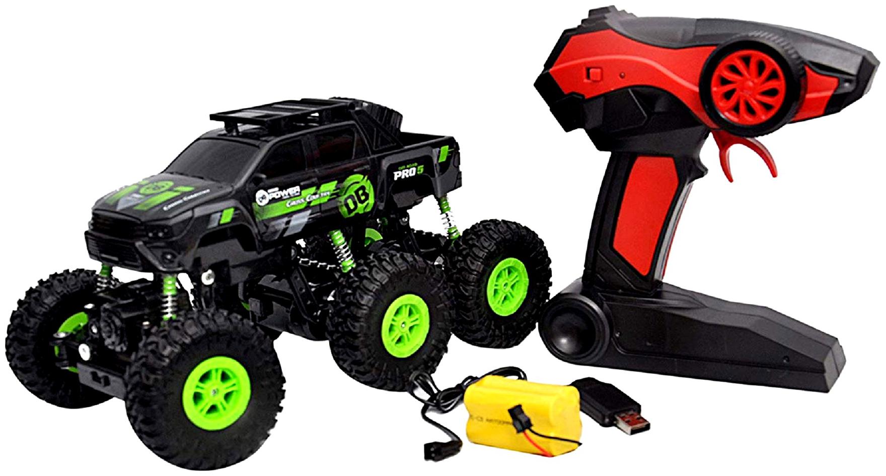 

1 18 Scale 6 Wheels 2 4GHz High Speed 4WD Remote Control Rock Crawler Car