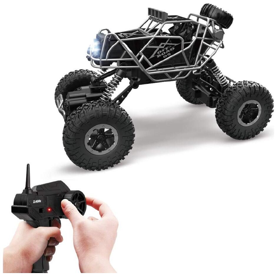 

1 43 2 4Ghz Radio Remote Control Mini Rock Crawlers Truck Rock Climbing Car BLACK