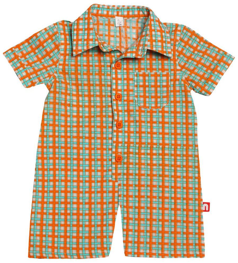

Nino Bambino Baby boy Cotton Solid Winterwear onesie and romper - Multi