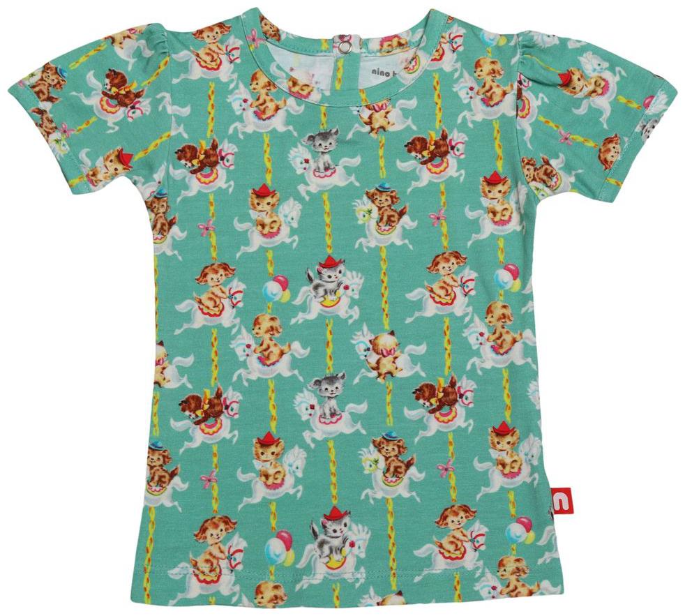 

Nino Bambino Cotton Solid T shirt for Baby Boy - Multi