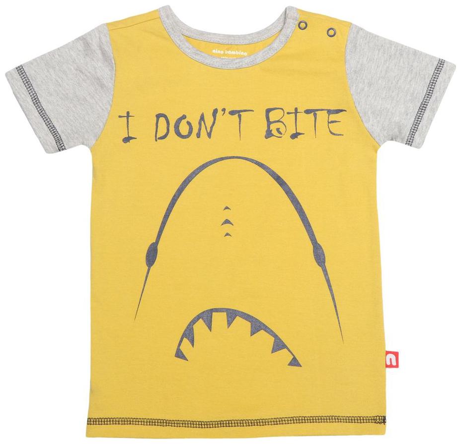 

Nino Bambino Cotton Solid T shirt for Baby Boy - Yellow