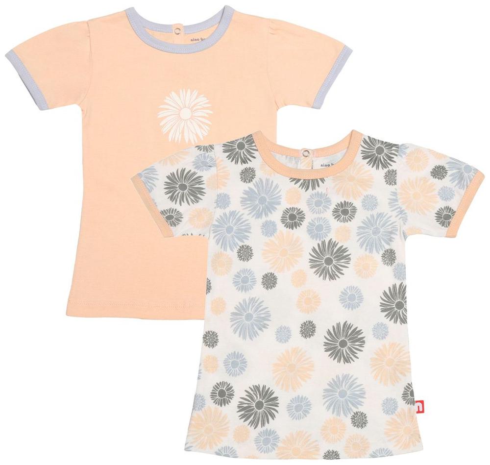 

Nino Bambino Cotton Solid T shirt for Baby Girl - Pink