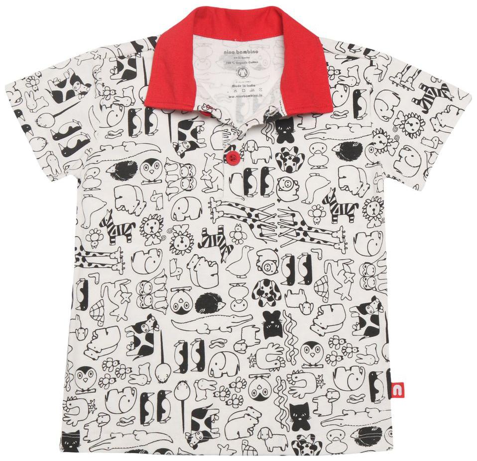 

Nino Bambino Cotton Solid T shirt for Baby Boy - Grey
