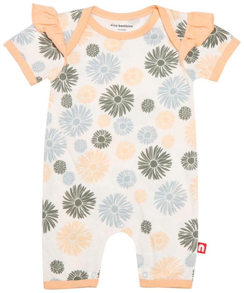 

Nino Bambino Baby girl Cotton Printed Romper - Multi