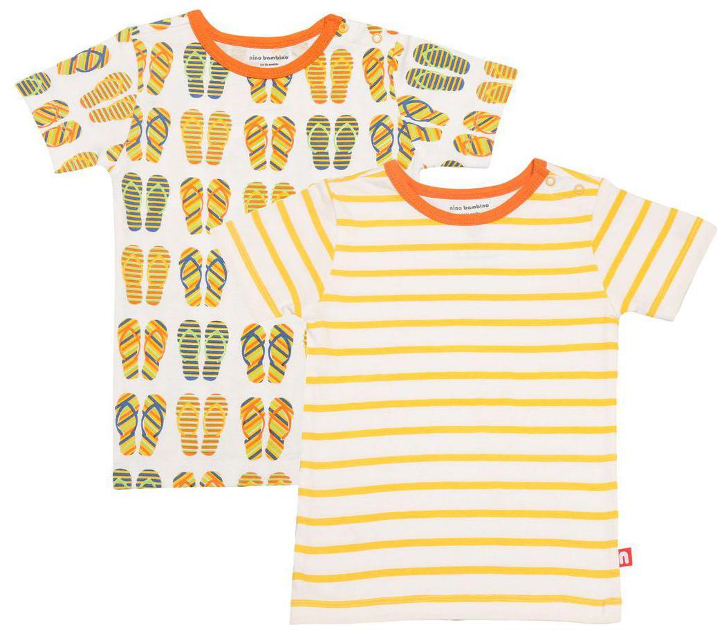 

Nino Bambino Cotton Solid T shirt for Baby Boy - Multi