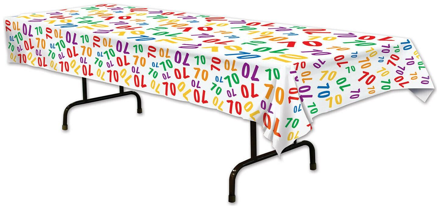 

(12) 70 Tablecover plastic