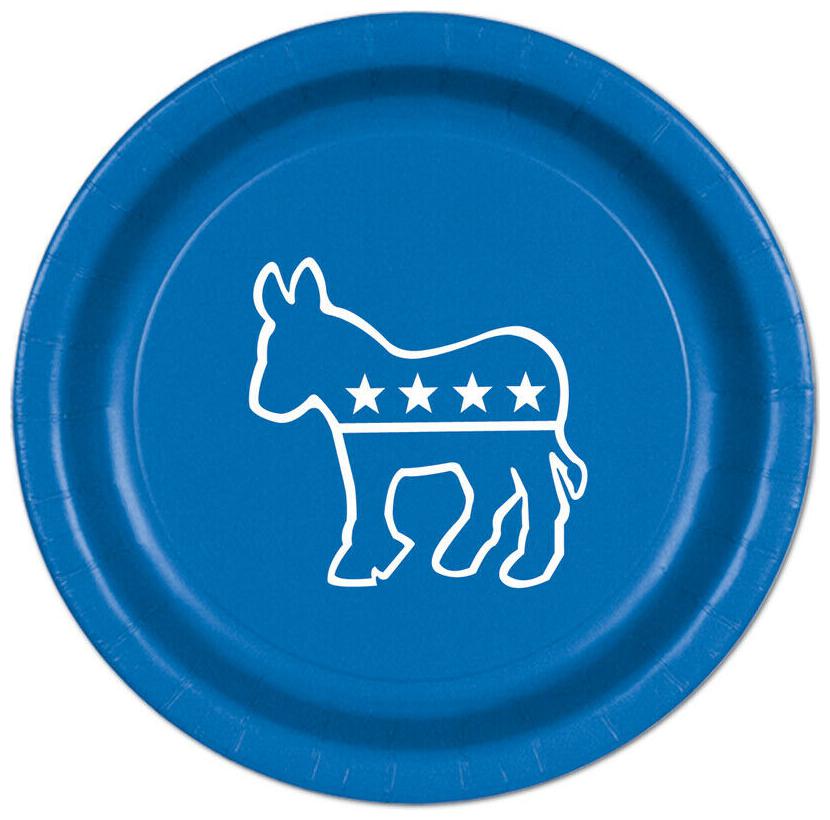 

(12) Democratic Plates blue