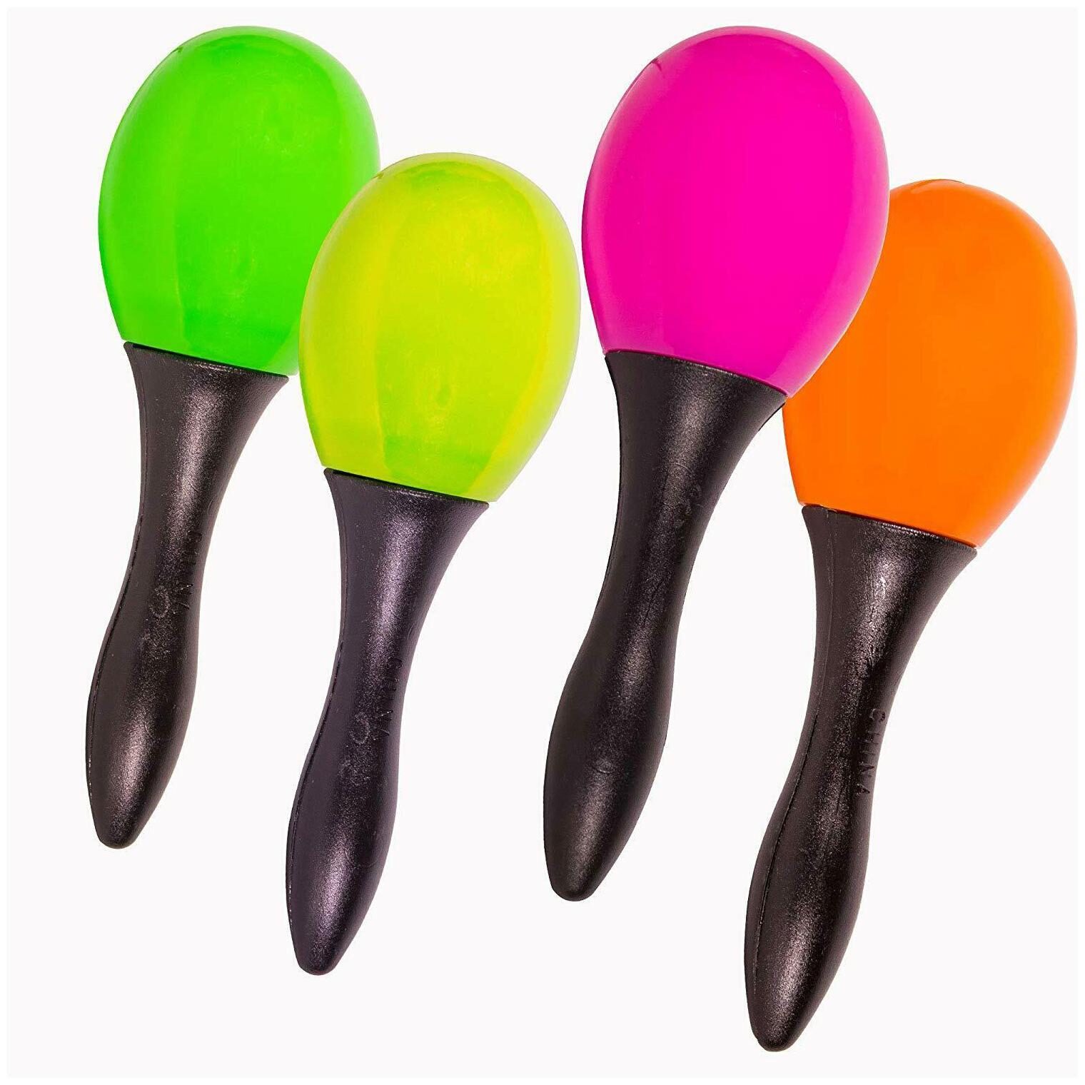 

12 Luau Tropical Maracas Party Favors Cinco De Mayo Decorations Red Green 5 3 4