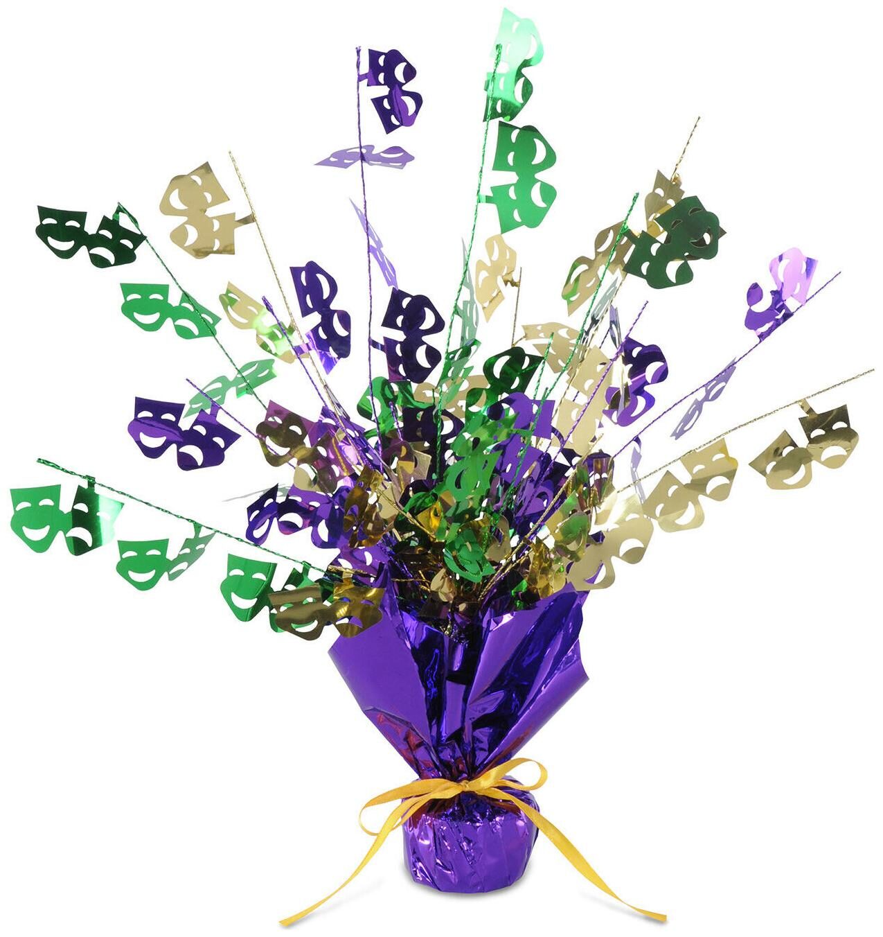 

(12) Mardi Gras Gleam N Burst Centerpiece