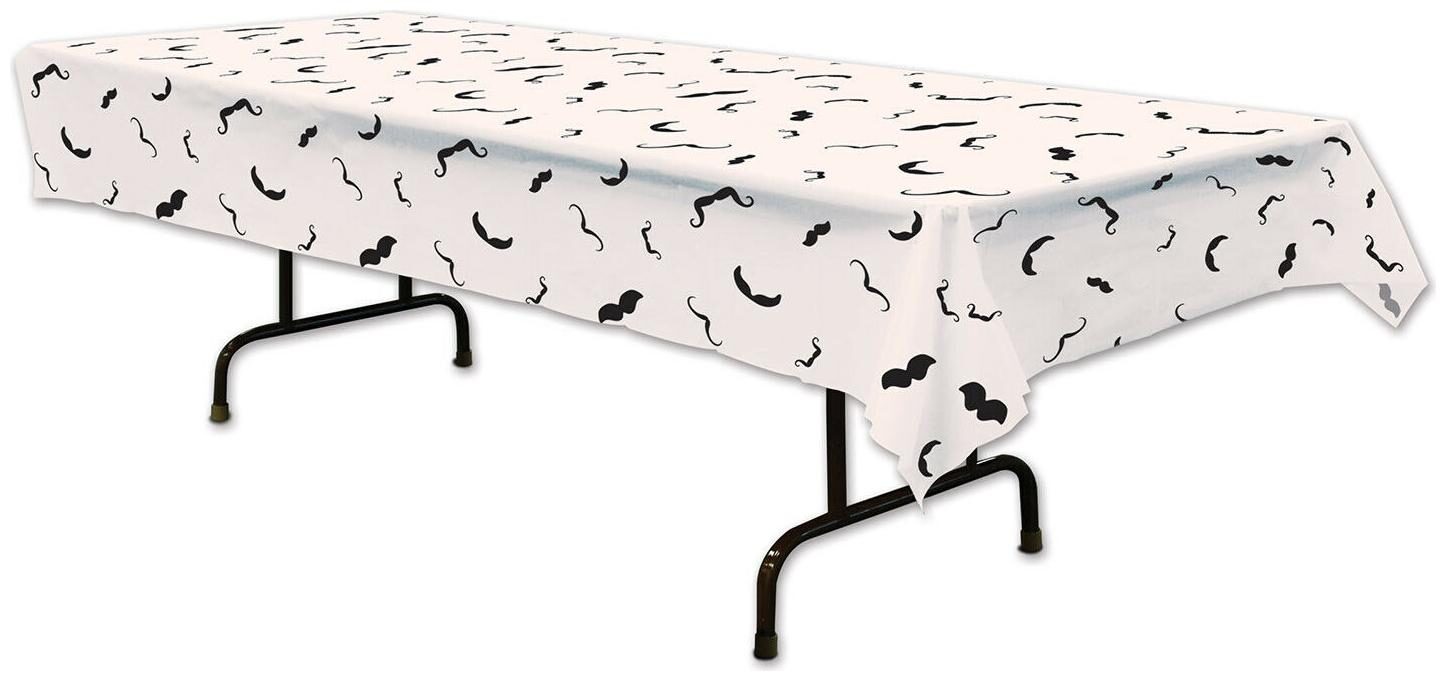 

(12) Moustache Tablecover plastic