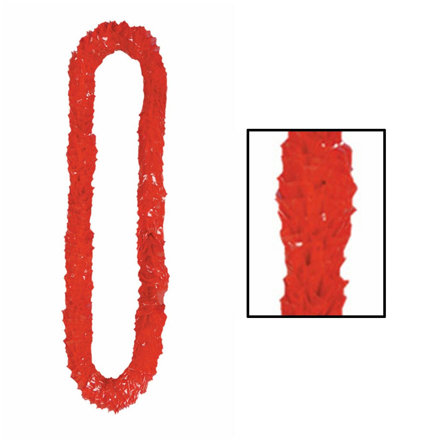 

(144) Soft-Twist Poly Leis red