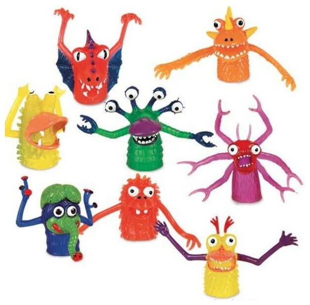 

(20) Monster Finger Puppets Party Favors Monster Mash Finger Hands Halloween