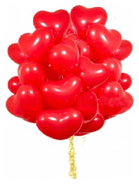 

20 pcs RED HEART BALLOONS For Party Decoration