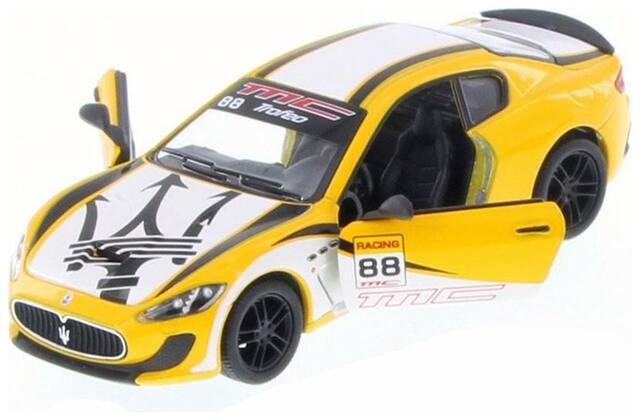 2016 Maserati GranTurismo MC Stradale w/ printing Kinsmart 1:38 Scale 5 inch Diecast Metal Car