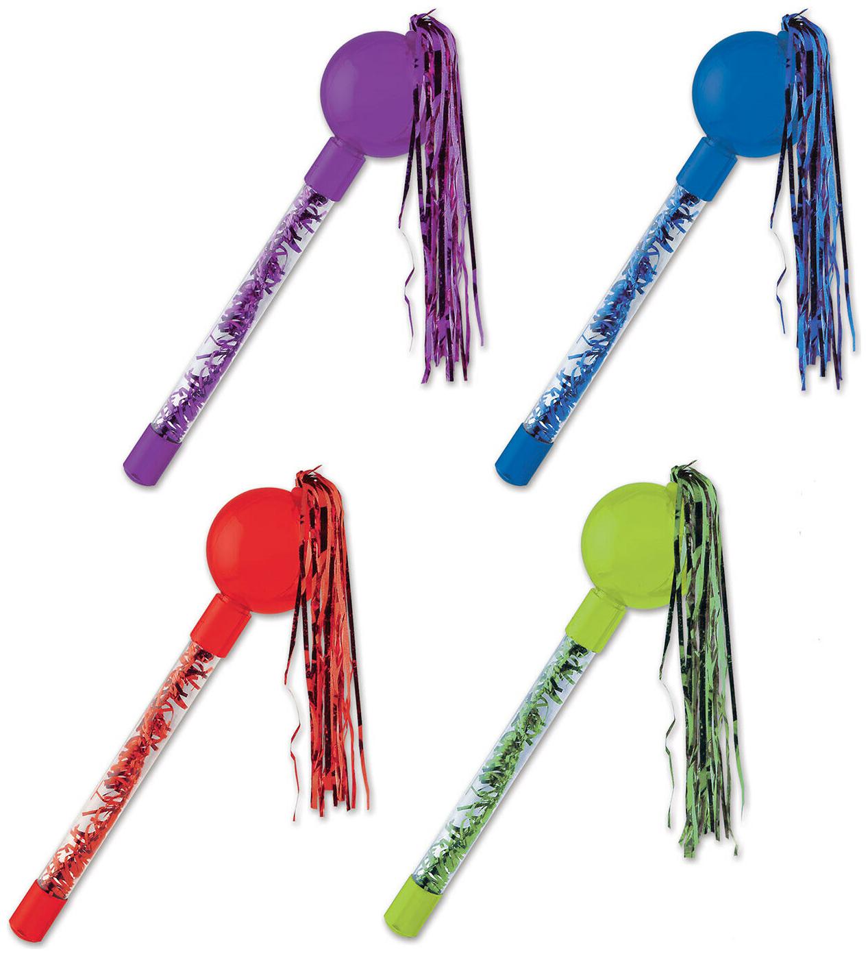 

(24) Metallic Tasseled Maracas asstd colors