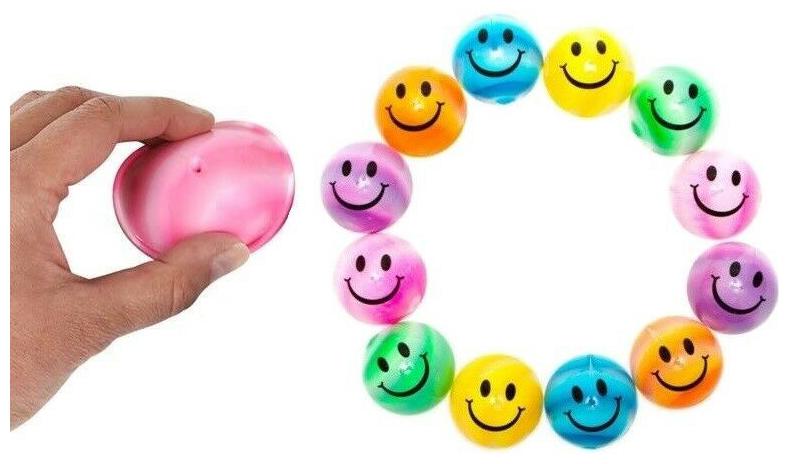 

24 Smiley Face Pop Up Poppers Poppin Hoppers Party Favors Fine Motor Activity