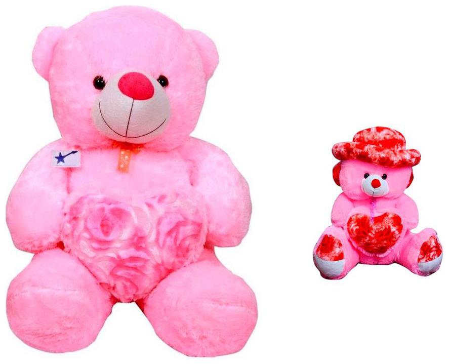 

ATTRACTIVE Pink Teddy Bear - 85 cm 30 cm